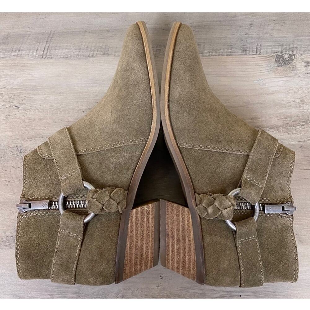 NWOB Lucky Brand Enitha Leather Booties, Size 7.5 - Picture 9 of 11